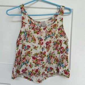 Floral tank top